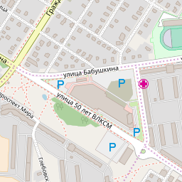 Карта улицы бабушкина